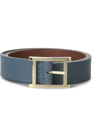 Orciani Accessoires, Heren, Blauw, 95 CM, Leer, Marine Sigaro Omkeerbare Leren Riem