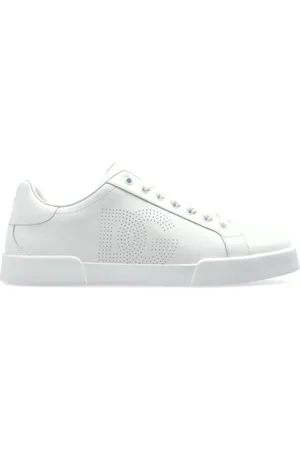Dolce & Gabbana Schoenen, Heren, Wit, 44 EU, Leer, Sneakers met logo