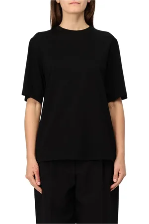 The Row Tops, Dames, Zwart, S, Zwarte relaxte pasvorm Tee