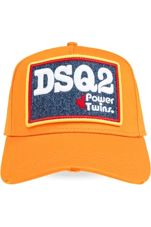 Dsquared2 Accessoires, Heren, Oranje, ONE Size, Katoen, Baseball Cap