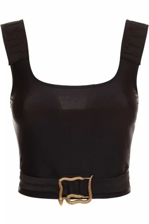 Roberto Cavalli Tops, Dames, Zwart, 3Xs, Top