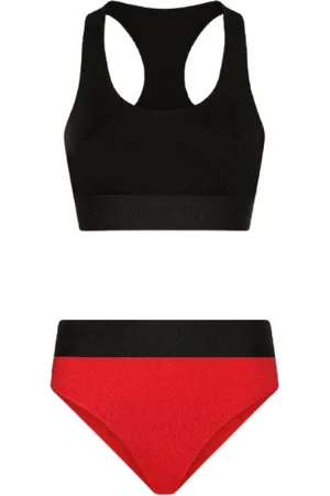 Dolce & Gabbana Badkleding, Dames, Veelkleurig, L, Stijlvolle Bikini Zwemkleding Collectie