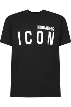 Dsquared2 Tops, Heren, Zwart, XS, Katoen, Zwart Icon Logo T-Shirt