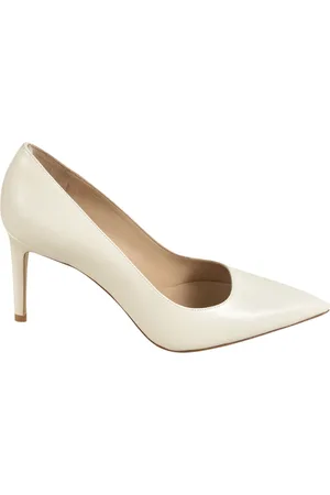 Stuart Weitzman Schoenen, Dames, Wit, 36 1/2 EU, Witte hak sandalen