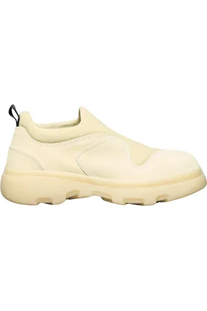 Burberry Schoenen, Heren, Geel, 41 EU, Suède, Suède Foam Sneakers