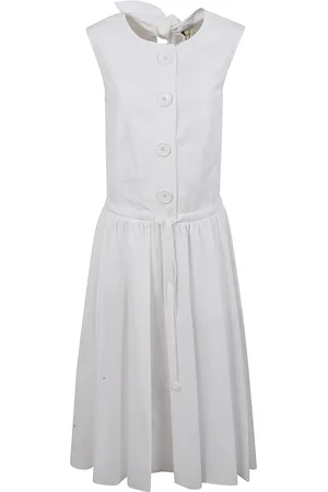 Patou Kleedjes, Dames, Wit, S, Witte Bermuda Shorts