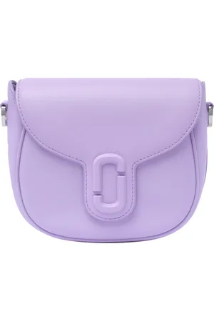 Marc Jacobs Tassen, Dames, Paars, ONE Size, Leer, Stijlvolle Kleine Zadeltas