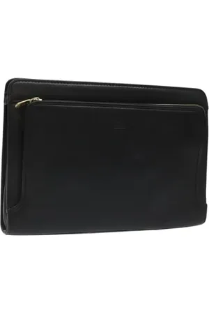 Balenciaga Pre-owned, Dames, Zwart, ONE Size, Leer, Pre-owned Leather clutches