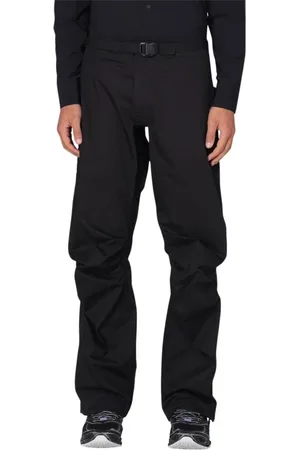 GR10K Broeken, Heren, Zwart, L, Stijlvolle zwarte casual broek