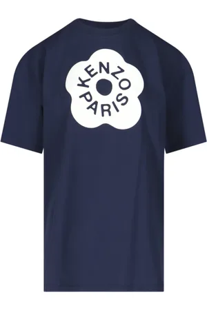 Kenzo Tops, Dames, Blauw, M, Hoogwaardige Oversized Top voor Casual Gelegenheden