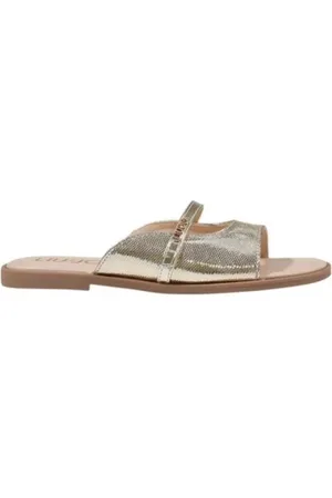 Liu Jo Schoenen, Dames, Geel, 37 EU, Elegante Moderne Polyurethaan Sandaal