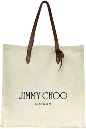 Jimmy Choo Pre-owned, Dames, , ONE Size, Pre-owned Canvas totes