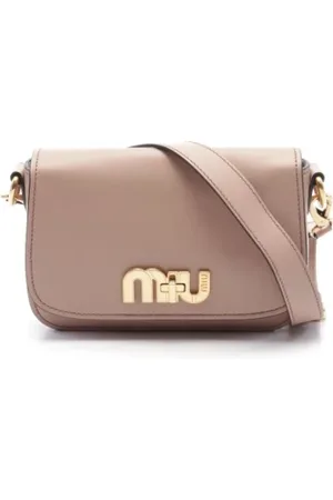 Miu Miu Pre-owned, Dames, Roze, ONE Size, Tweedehands leren handtassen