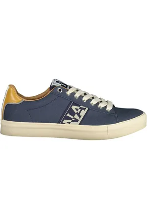 Napapijri Schoenen, Heren, Blauw, 44 EU, Polyester, Blauwe Heren Sneakers Trailblazer Stijl