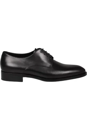 Saint Laurent Schoenen, Heren, Zwart, 40 EU, Leer, Zwarte Leren Loafer Schoenen