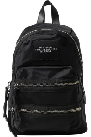 Marc Jacobs Tassen, Dames, Zwart, ONE Size, Nylon, Chique Zwarte Nylon Rugzak