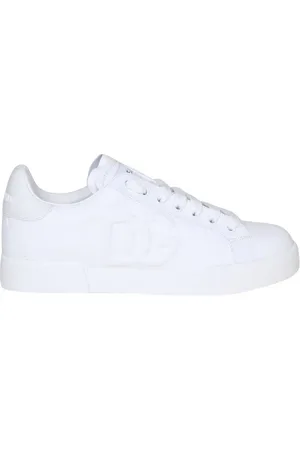 Dolce & Gabbana Schoenen, Dames, Wit, 35 1/2 EU, Witte Lage Sneakers