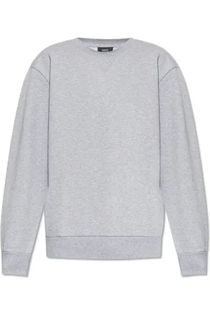 A.P.C. Sweatshirts & Hoodies, Heren, Grijs, S, Katoen, Tab Sweatshirt