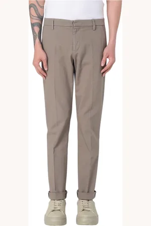 Dondup Broeken, Heren, Grijs, W36, Stijlvolle Groene Casual Broek