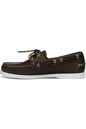 SEBAGO Schoenen, Heren, Bruin, 42 EU, Leer, Met de hand vervaardigde bootschoenen Portland Collectie