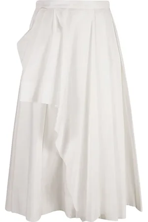 Alexander McQueen Rokken, Dames, Wit, M, Stijlvolle Rokken Collectie