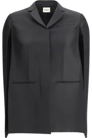 Khaite Jassen, Dames, Zwart, S, Elegant Crittan Jacket