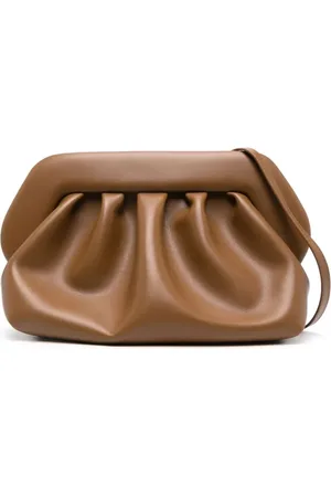 THEMOIRÈ Tassen, Dames, Bruin, ONE Size, Leer, Bruine Schoudertas van Kunstleer