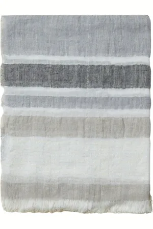 PESERICO SIGN Accessoires, Dames, Veelkleurig, ONE Size, Katoen, Linnen katoenen jacquard sjaal met pailletten