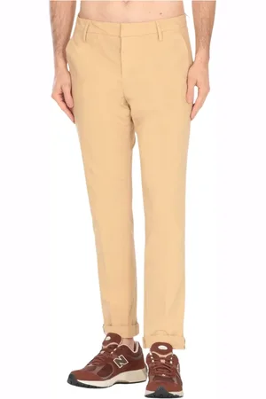 Dondup Broeken, Heren, , W35, Katoen, Blauwe Casual Katoenen Relaxte Fit Broek