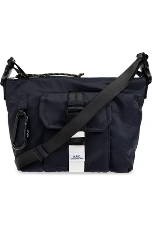 A.P.C. Tassen, Heren, Blauw, ONE Size, Nylon, Schoudertas Trek