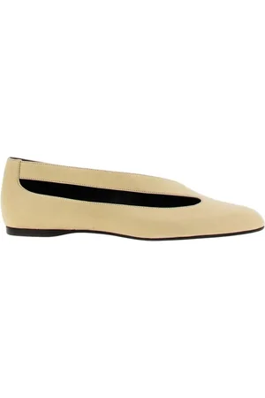 Khaite Schoenen, Dames, , 39 1/2 EU, Minimalistische Leren Ballet Flats