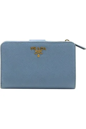 Prada Pre-owned, Dames, Blauw, ONE Size, Pre-owned Leather prada-bags