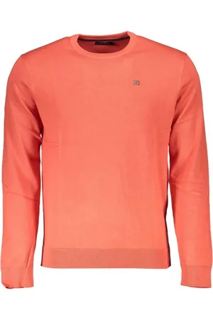 Napapijri Truien, Heren, Roze, L, Katoen, Round-neck Truien