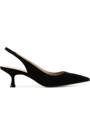 Stuart Weitzman Schoenen, Dames, Zwart, 38 EU, Suède, Naomi Pumps 5cm Hak