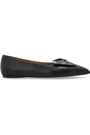 Salvatore Ferragamo Schoenen, Dames, Zwart, 36 1/2 EU, Leer, Leren ballerina