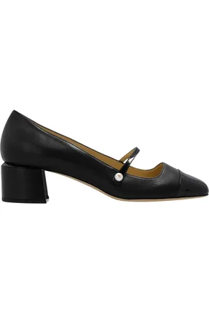 Jimmy Choo Schoenen, Dames, Zwart, 40 EU, Leer, Elisa leren pumps