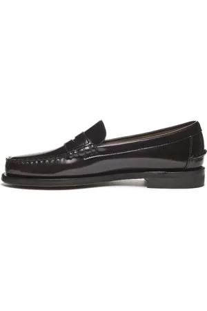SEBAGO Schoenen, Heren, Bruin, 40 EU, Leer, Met de hand vervaardigde leren Penny Loafer Beefroll