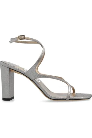 Jimmy Choo Schoenen, Dames, Grijs, 36 EU, Heeled Sandalen Azie