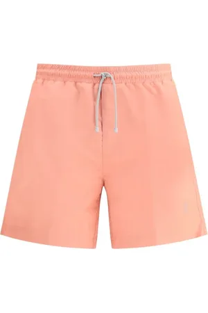 Brunello Cucinelli Badkleding, Heren, Roze, S, Stijlvolle zwembroek voor zomerseizoen