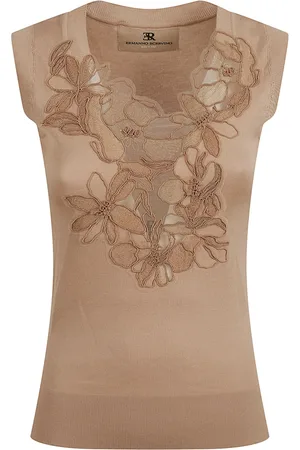 ERMANNO SCERVINO Tops, Dames, , M, Katoen, Gebreide Tanktop