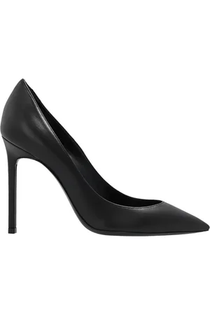 Saint Laurent Schoenen, Dames, Zwart, 38 EU, Leer, Anja leren pumps