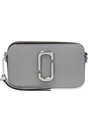 Marc Jacobs Tassen, Dames, Grijs, ONE Size, Snapshot schoudertas