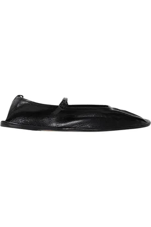 Hereu Schoenen, Dames, Zwart, 37 EU, Leer, Zwarte Leren Mary Jane Flats