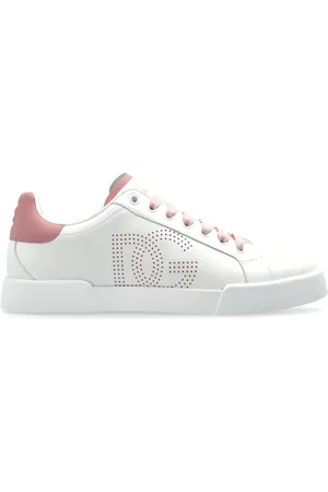 Dolce & Gabbana Schoenen, Dames, Wit, 41 EU, Leer, Sneakers Portofino