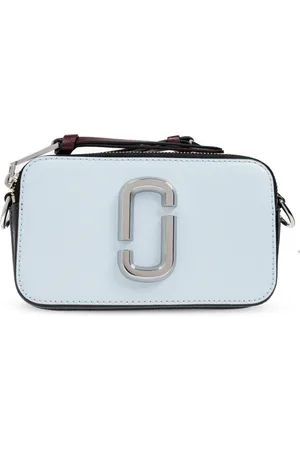 Marc Jacobs Tassen, Dames, Blauw, ONE Size, Leer, Schoudertas The Snapshot
