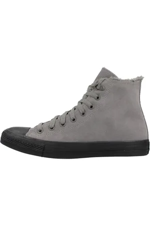 Converse Schoenen, Heren, Grijs, 35 EU, Hoge Top Sneakers in Zwart