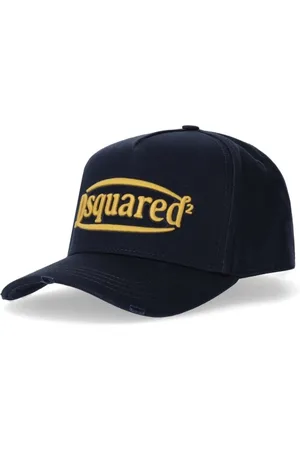 Dsquared2 Accessoires, Heren, Blauw, ONE Size, Katoen, Caps