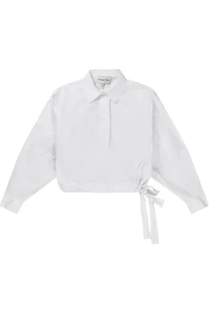 Munthe Blouses & Shirts, Dames, Wit, 2Xs, Katoen, Witte Elegant Tashumi Top Blouse