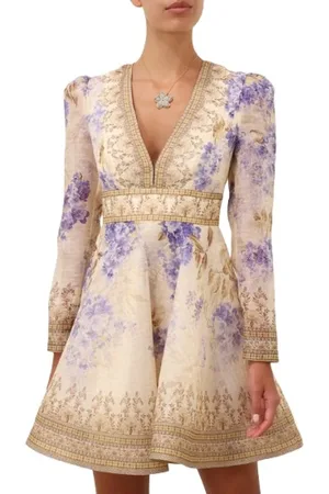 ZIMMERMANN Kleedjes, Dames, Veelkleurig, M, Stijlvolle Jurken Collectie