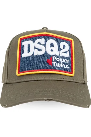Dsquared2 Accessoires, Heren, Groen, ONE Size, Katoen, Baseball Cap